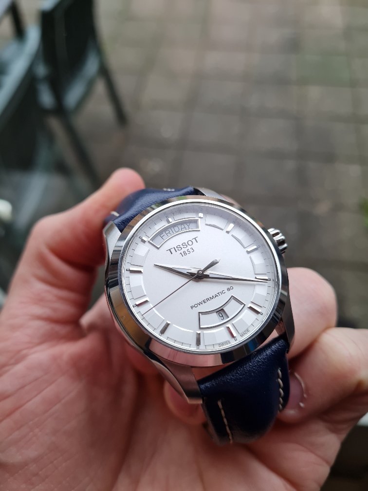 tissot day date powermatic 80