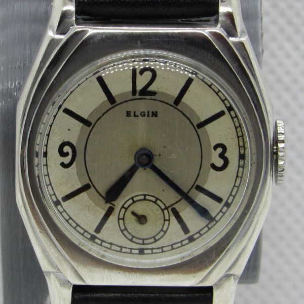 Elgin Compressor Watch 1934 Men's Elgin 485 Manual Wind Watch - Restored and Running ...