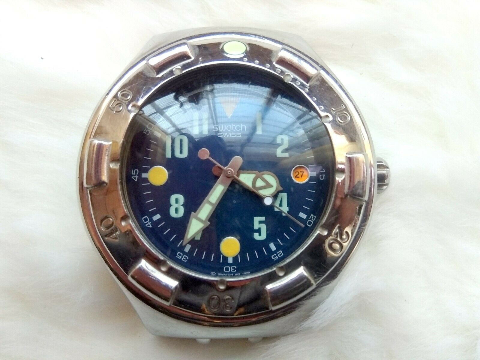 swatch irony scuba 200 stainless steel