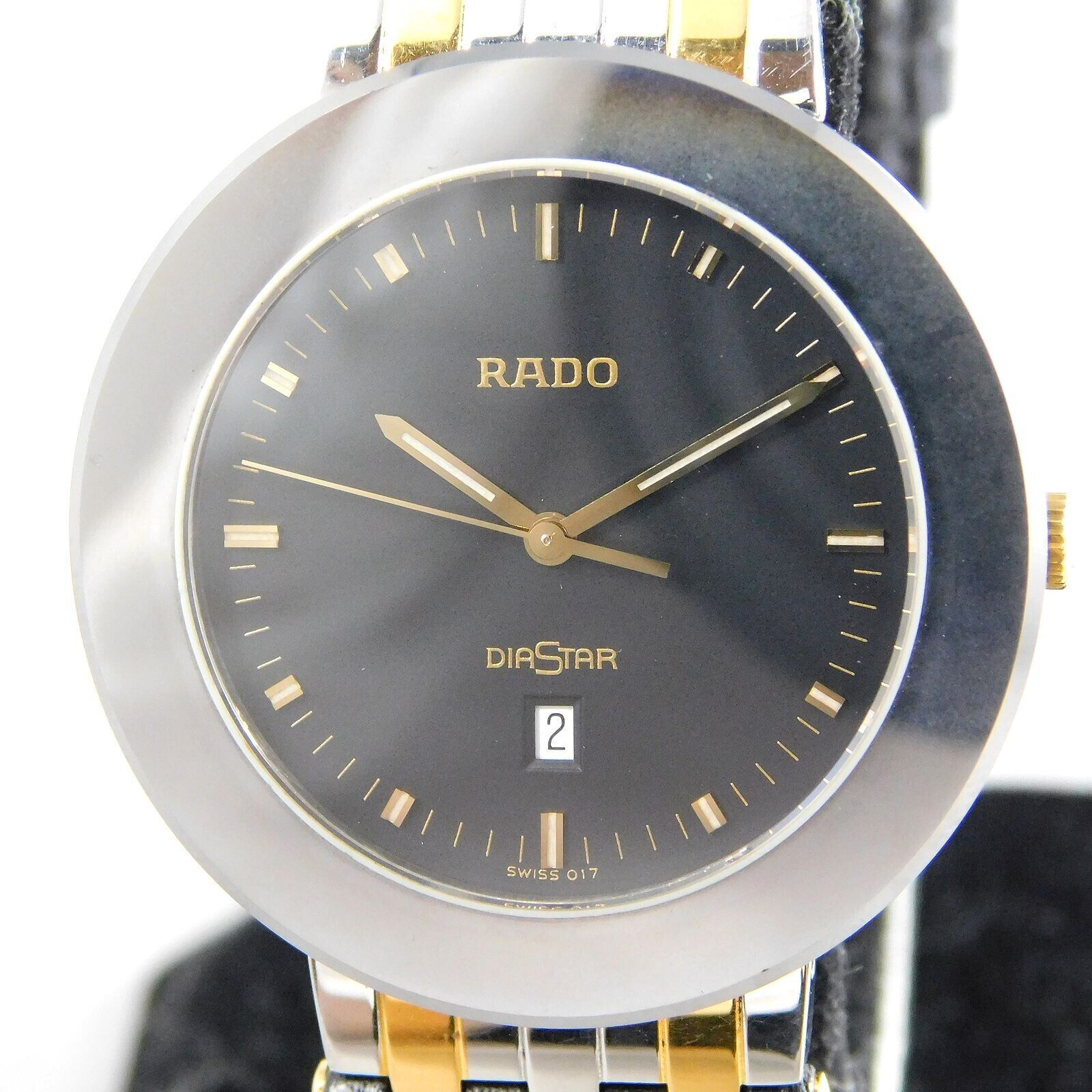 Scratchproof Rado Diastar Carbide Bezel Silver Dial 36mm