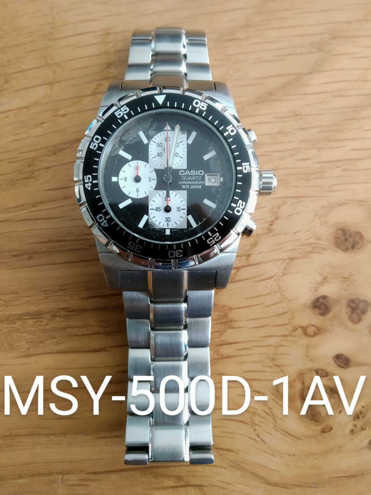 Set of 3 Casio MSY-500 watches - UNTESTED | WatchCharts Marketplace