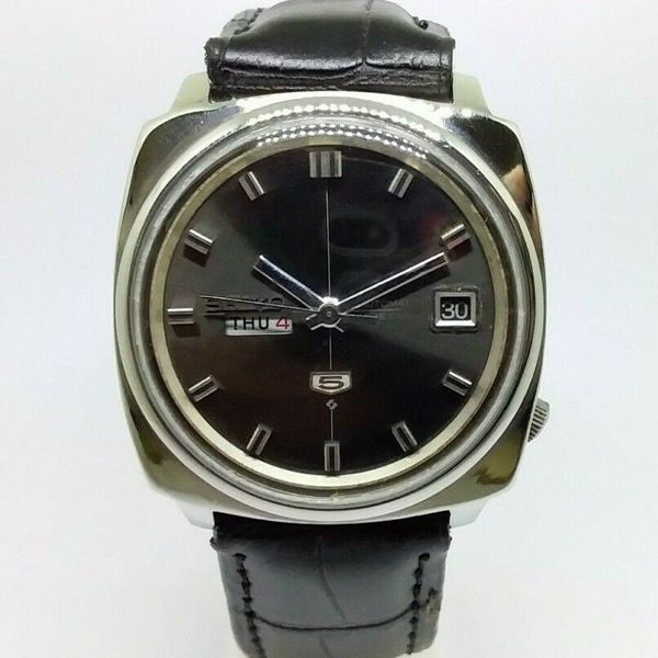 Used Vintage Men's Seiko 5 6119-7130 Automatic 21 Jewels Day & Date Wrist  Watch | WatchCharts