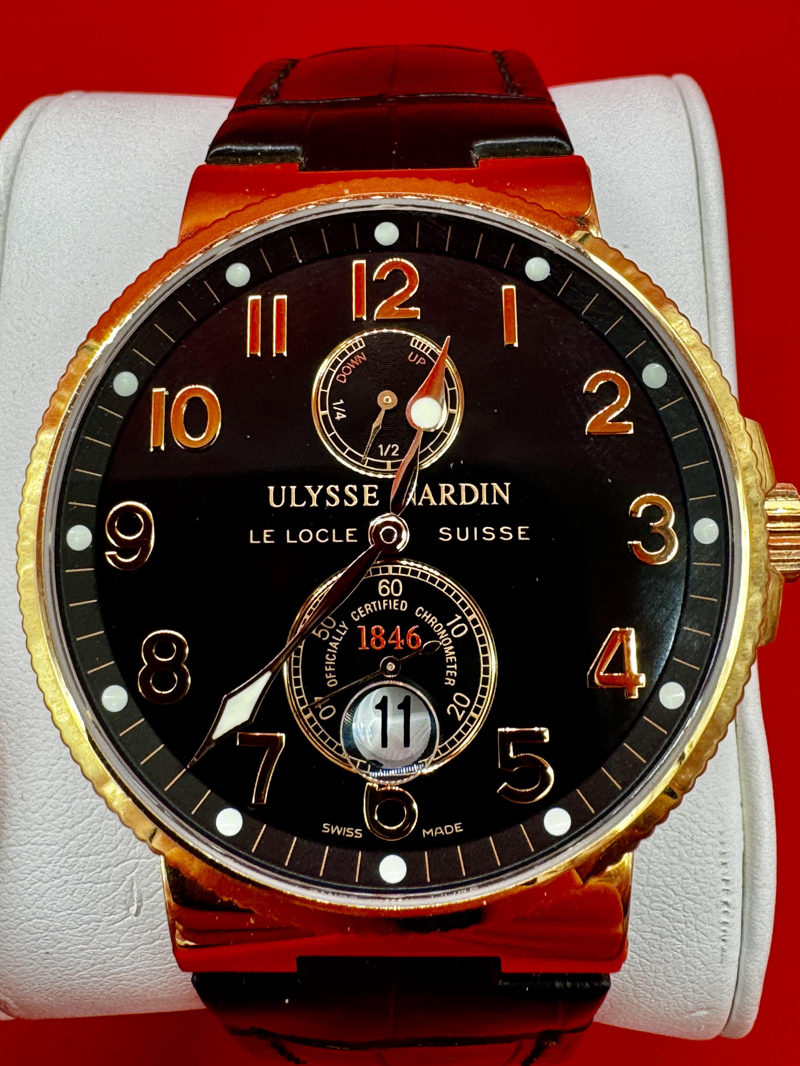 WTS Ulysse Nardin Maxi Marine Chronometer 266 66 Complete