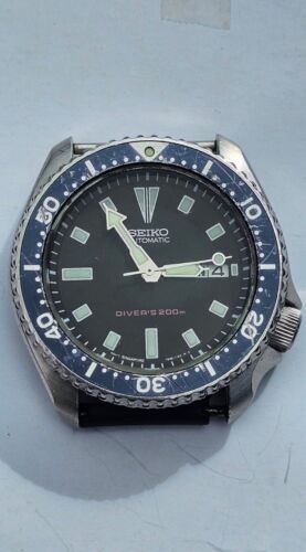 SEIKO DIVER 200m STAINLESS AUTOMATIC DAY DATE 42mm Ref 7S26 0029