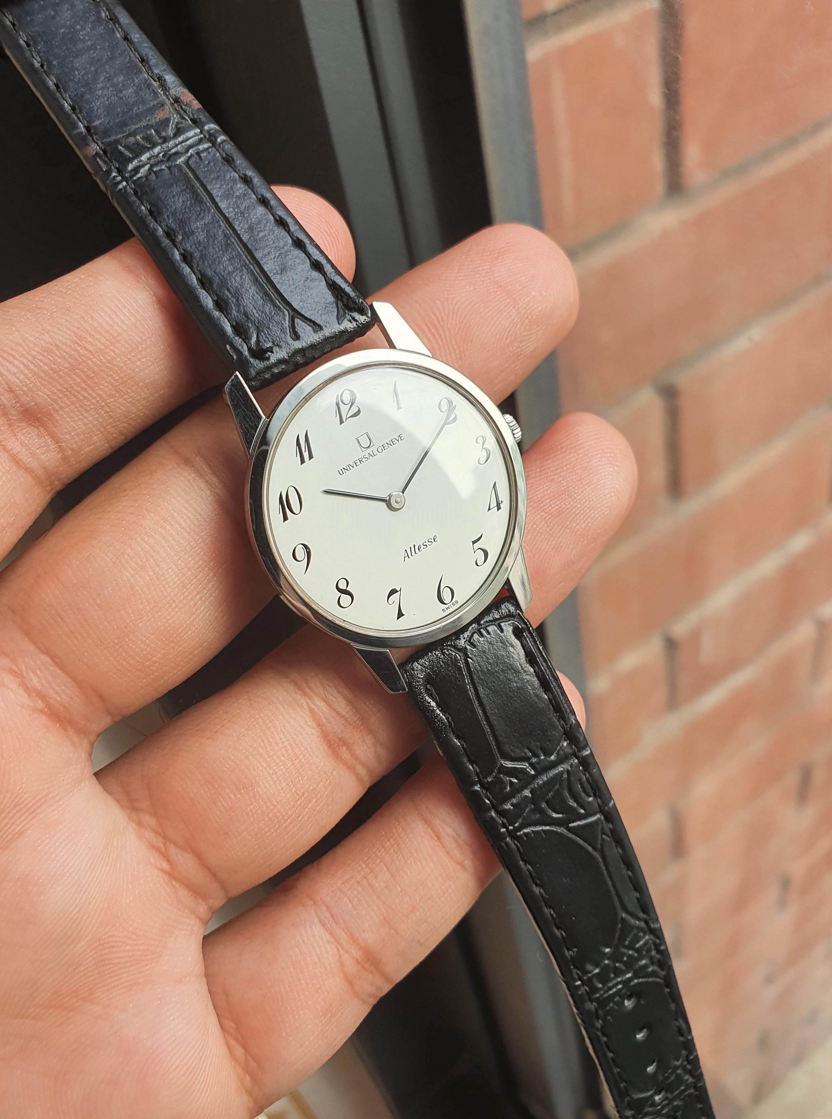 WTS] Universal Genève Altesse White Dial 70's SERVICED Swiss