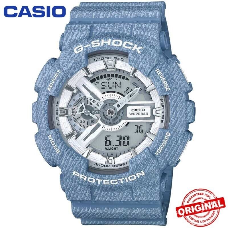 G-Shock Multicolour Denim Series GA-110 Mens Stylish Watch Xmas