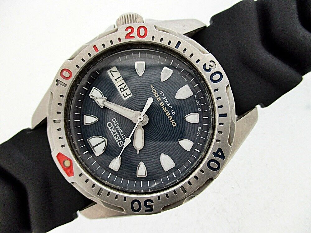 セイコー　ＳＵＳ７Ｎ２１－００１０ SEIKO SUS Military Pilot Watch 7N21-0010 1995 White Full