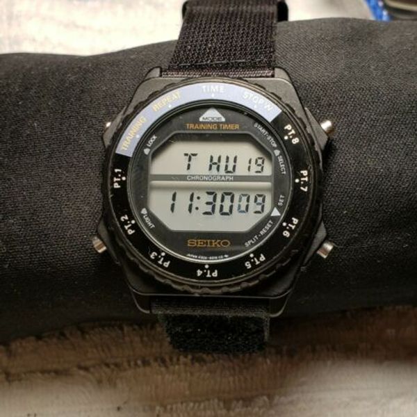 VERY RARE Seiko A826-6019 Training Timer. Doc Brown, Back To The 