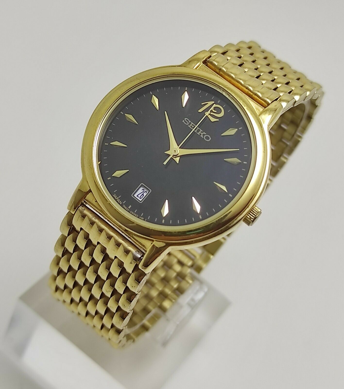 Seiko Gold-Plated 7N01-0EA0 Men
