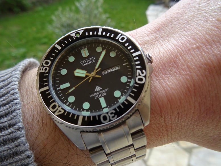 Citizen promaster quartz diver sale