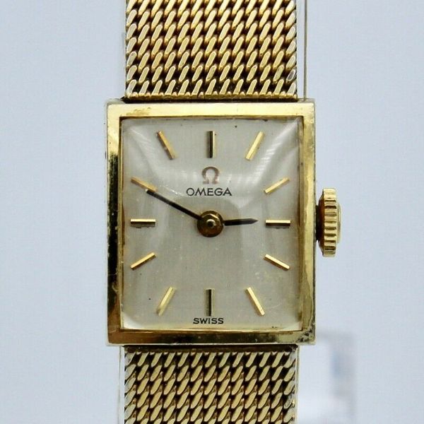 Vintage Omega Watch 14K Gold Filled Women's Cal. 485 WatchCharts