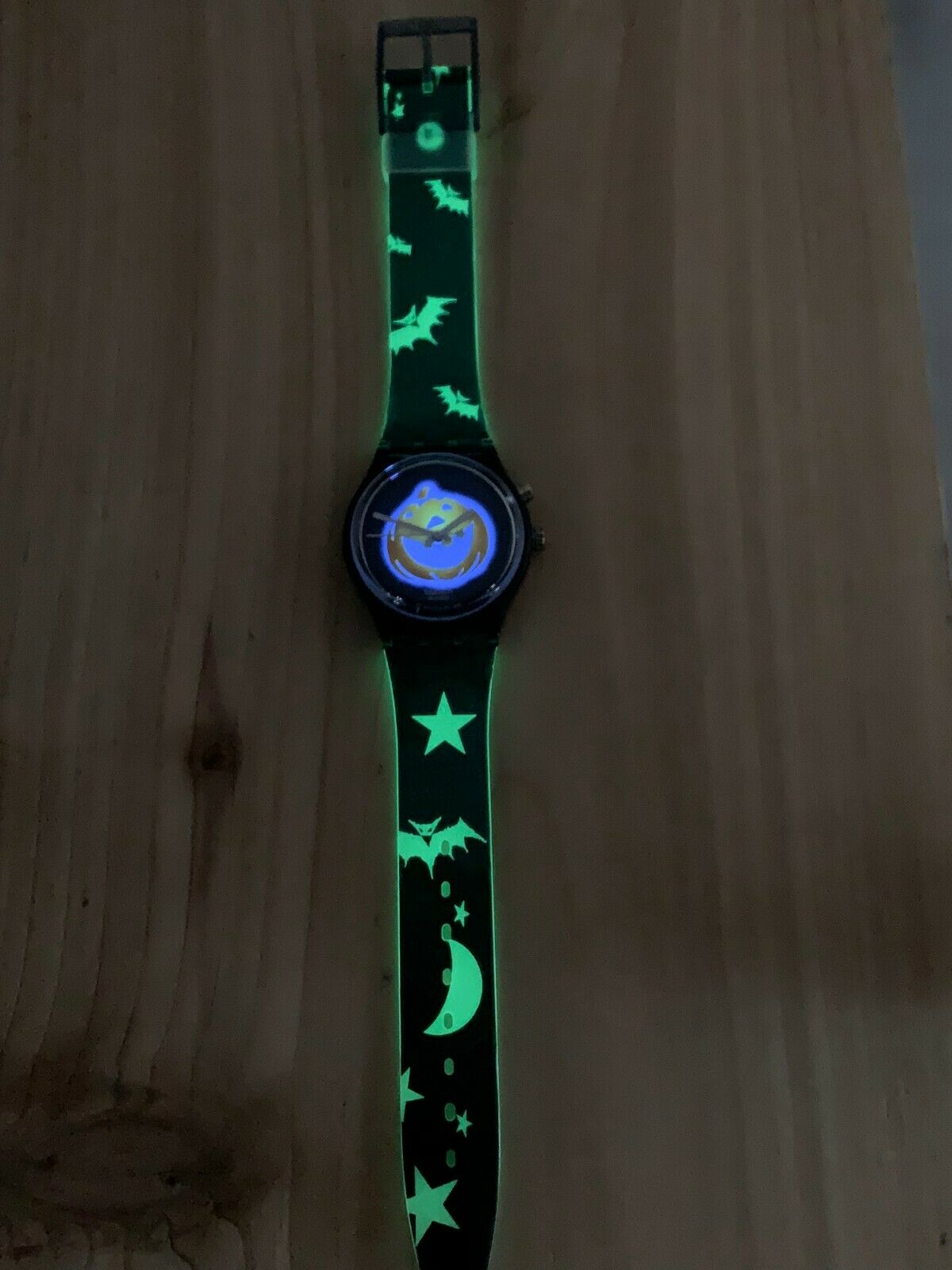Swatch LOOMI/Glow In The Dark Halloween Special 1998 GZS30/GN906 