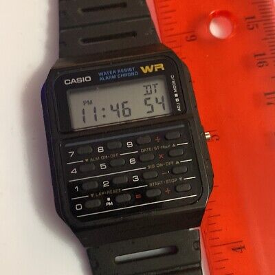 Casio calculator watch discount 80s