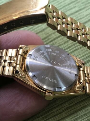 Authentic Women s SEIKO 7N83 0011 Quartz Watch Gold Tone