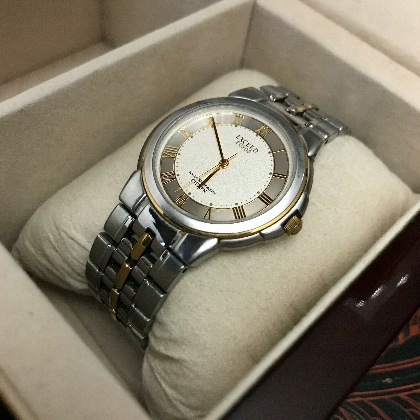 Citizen Exceed Euros 0330 Steel Case Antimagnetic Watch Japan 