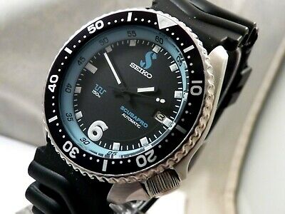 Seiko ScubaPro 150 Black \u0026 Blue 