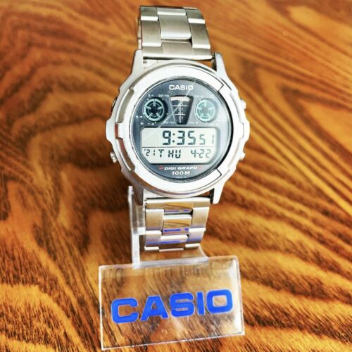 RARE Vintage 1988 Casio DGW-300 Digi Graph Diver Watch, Made