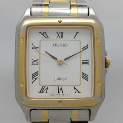 SEIKO 腕時計 LUCENT.7n01-5190. 10BAR SEIKO LUCENT 7N01-5190 Watch Quartz Stainless Steel Analog used