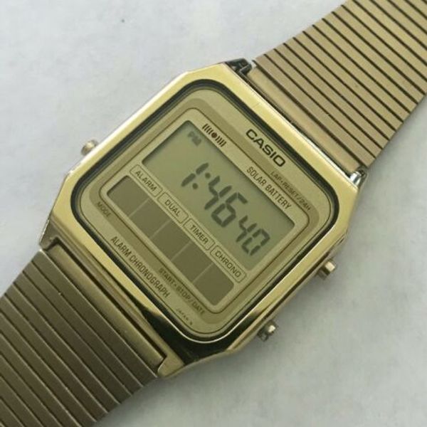 MENS CASIO WATCH SA 60G VINTAGE SOLAR WORKING NEEDS SOLAR BATTERY | WatchCharts