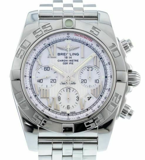 breitling chronomat 44 white dial