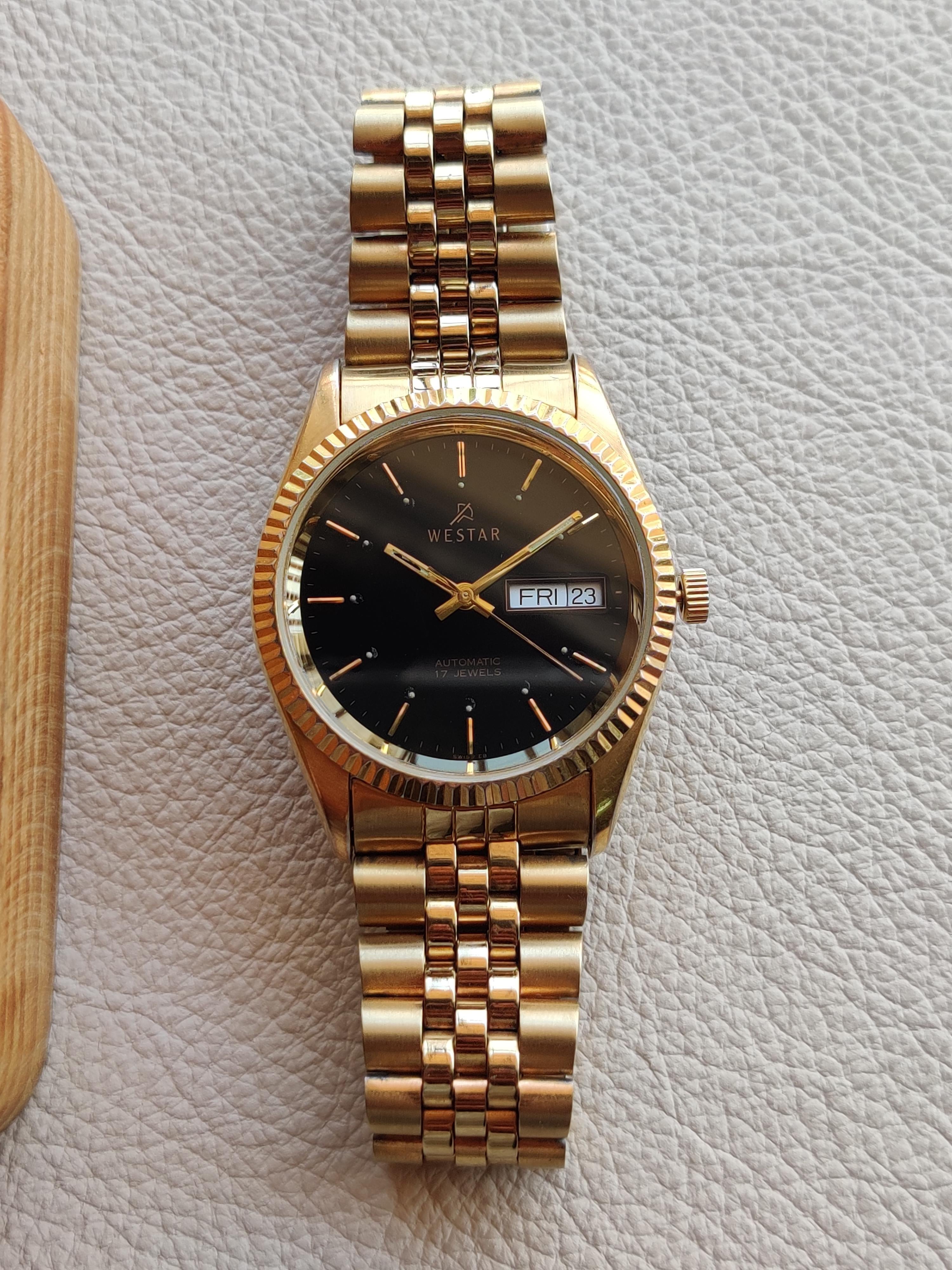 Westar 18k gold watch on sale price