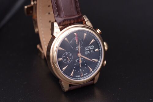 Bulova AccuSwiss Gemini 64C105 Automatic Chronograph Sellita SW500 WatchCharts Marketplace