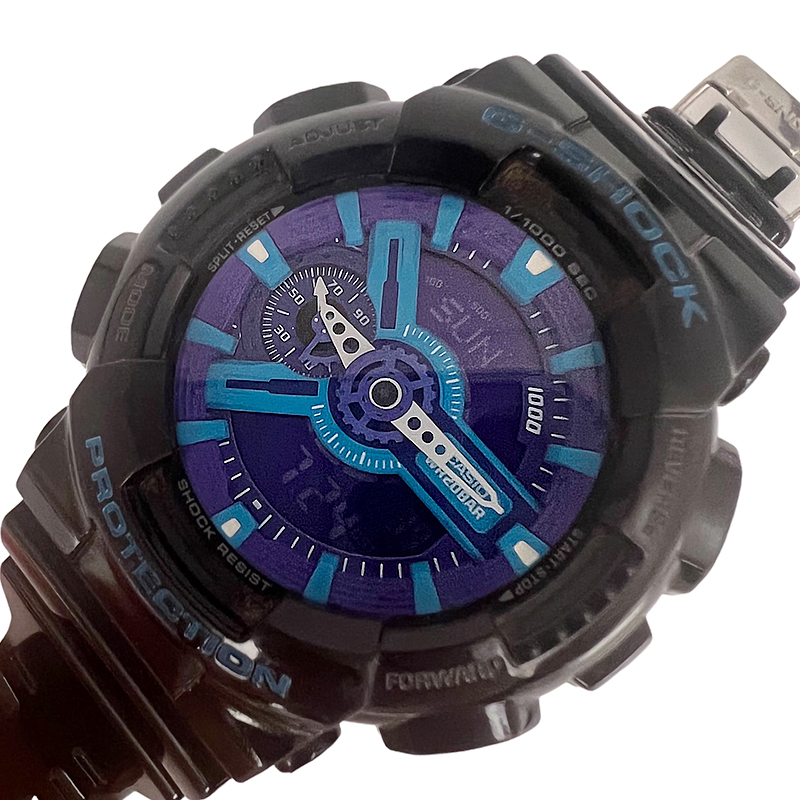 Casio CASIO G-SHOCK hyper colors GA-110HC-1AJF black/purple men's