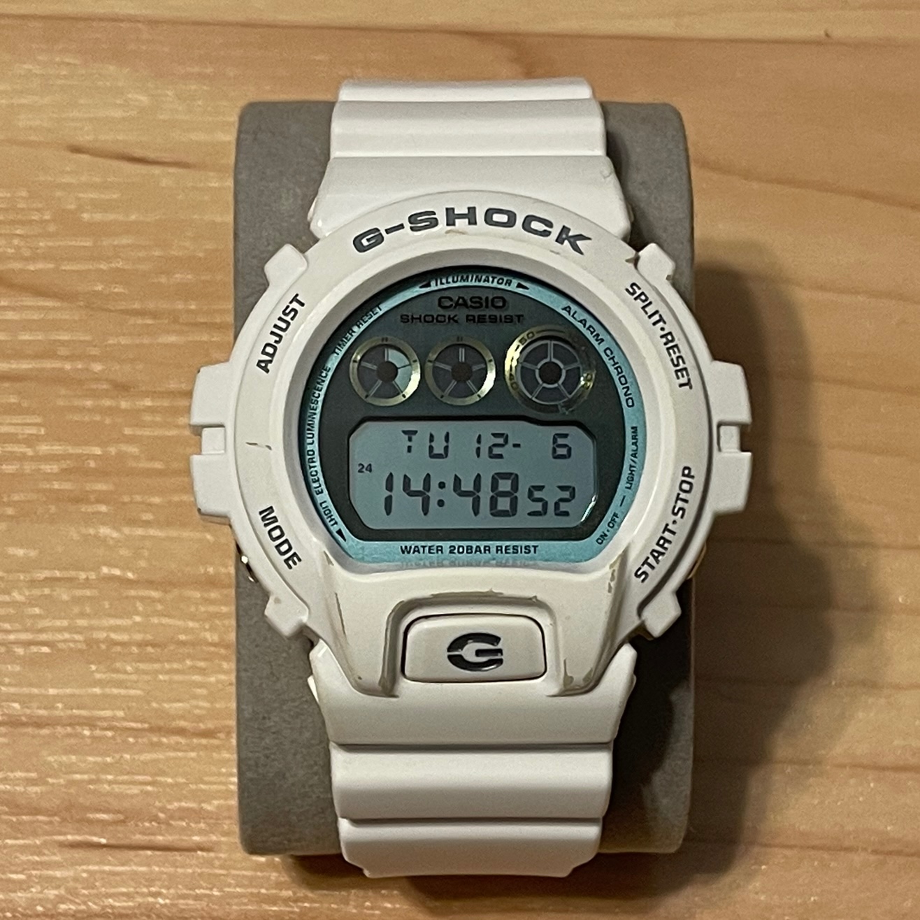 WTS] Casio G-Shock DW6900PL-7 Polarized Mirrored White Blue 