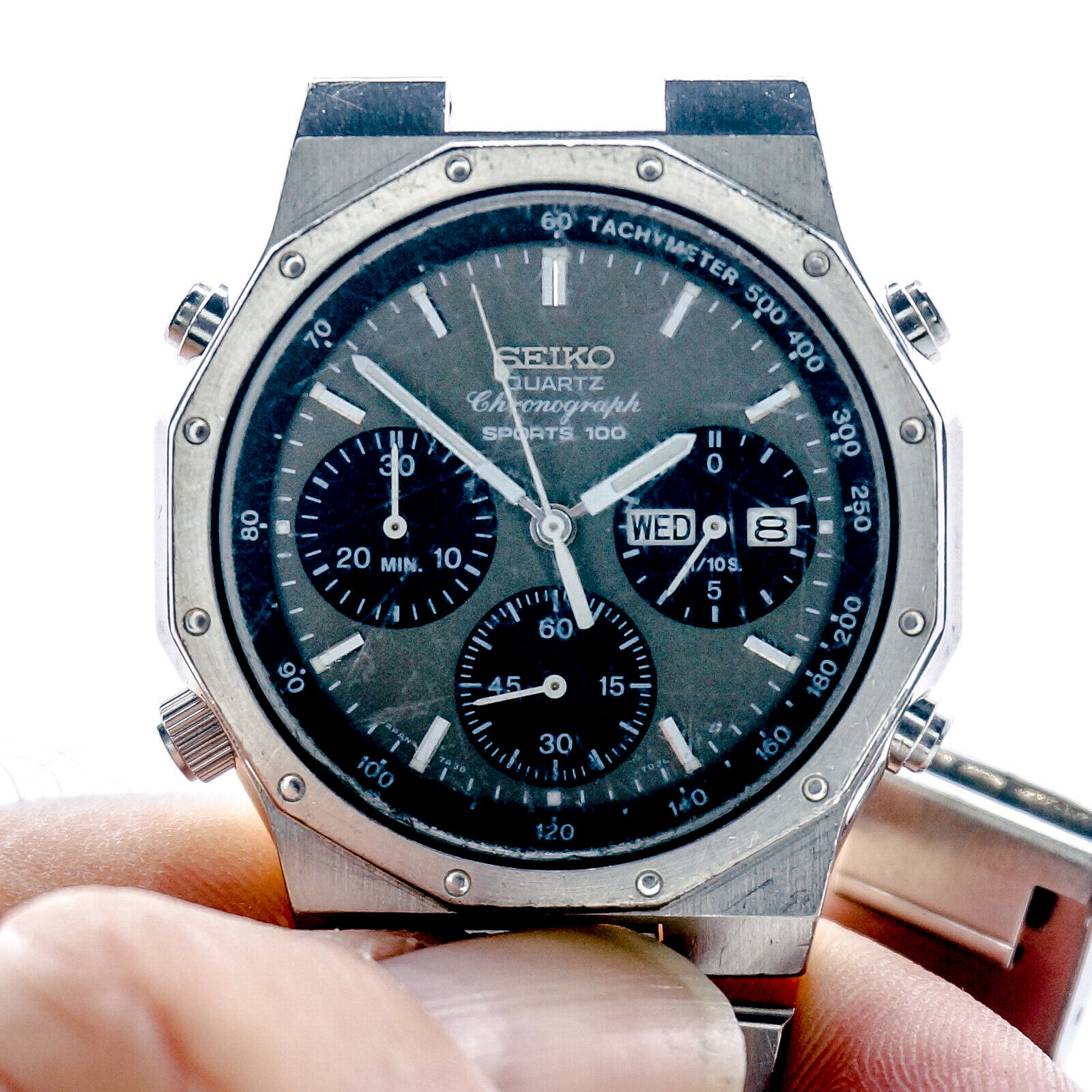 seiko day date chronograph