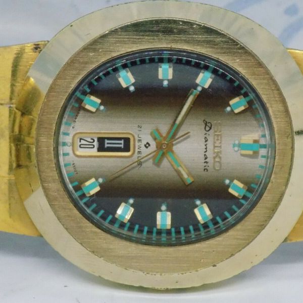 Seiko 'Diamatic' 6119-5450 21 Jewel Automatic Suwa Seikosha Gold Plated   | WatchCharts