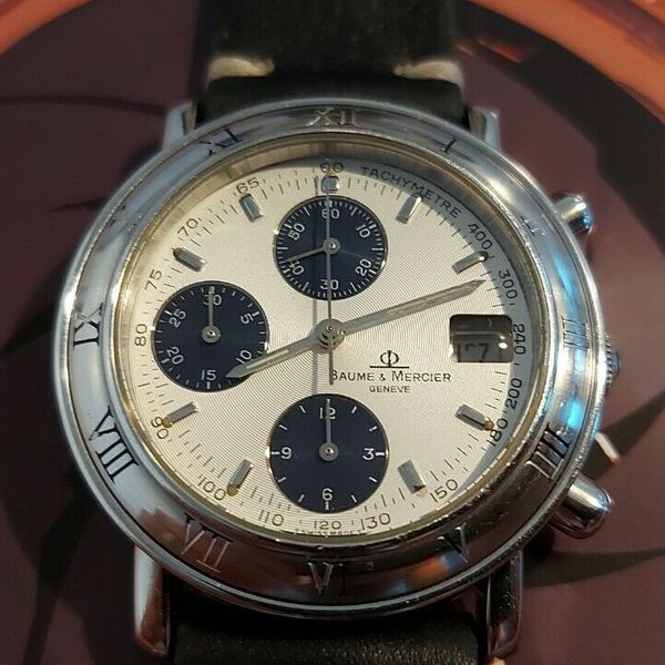 OROLOGIO CRONOGRAFO BAUME MERCIER TRANSPACIFIC CHRONOGRAPH WATCH 6104.000.2 WatchCharts Marketplace