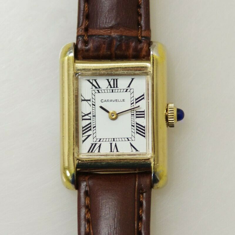 Vintage Bulova Caravelle Tank Women display picture 1