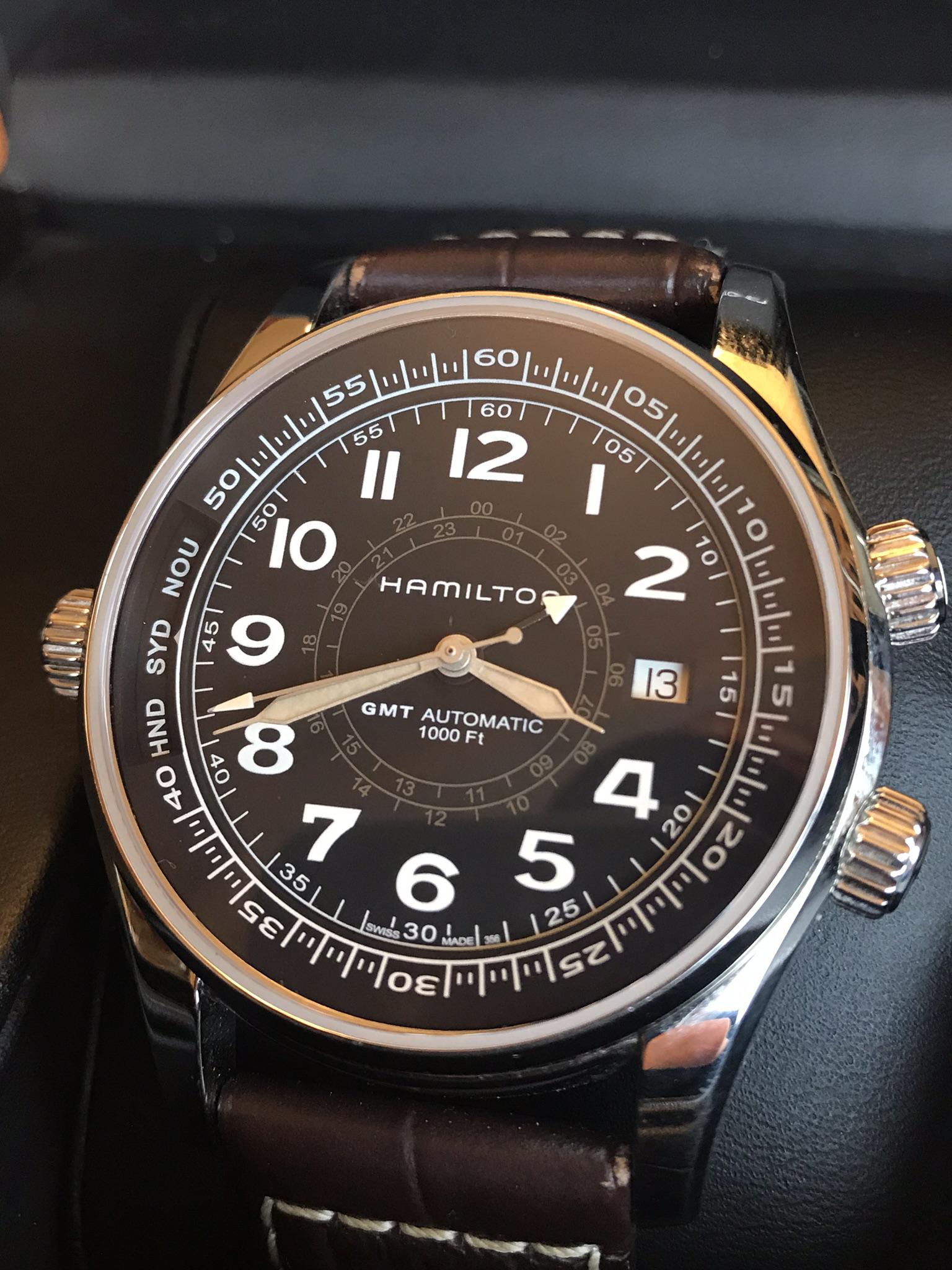 WTS] Hamilton Khaki Skymaster UTC (Khaki Navy UTC/GMT) (Ref