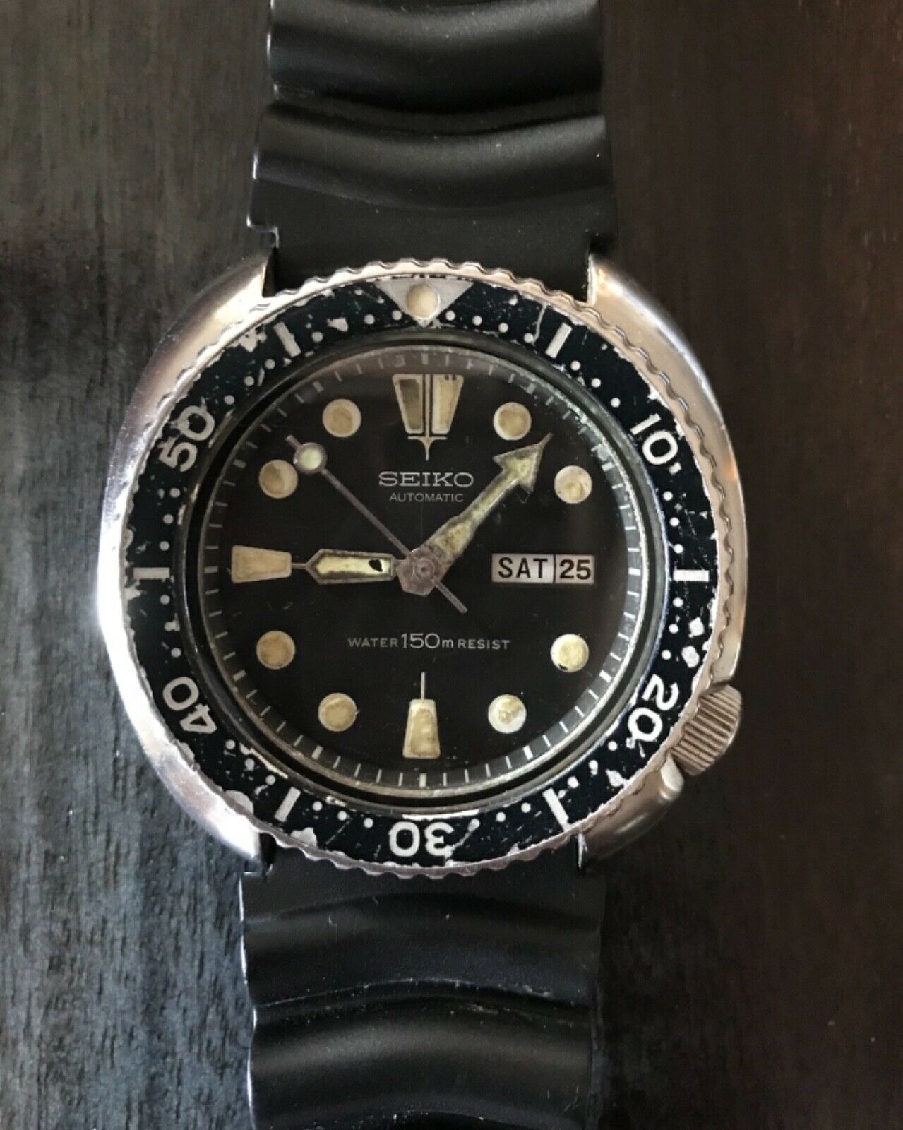 Seiko 6409 7040 Vintage Automatic Diver Gorgeous Patina July