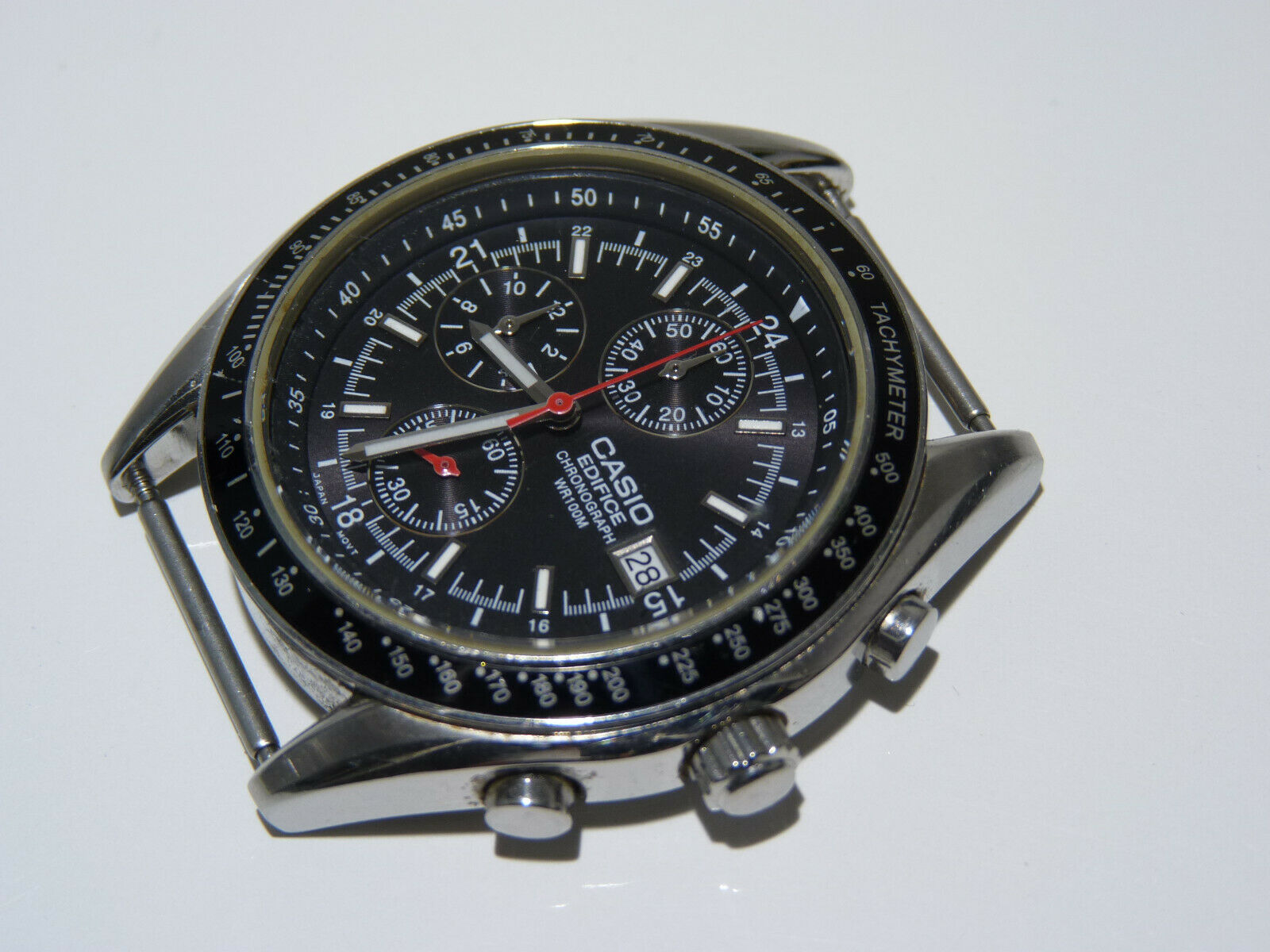 casio edifice chronograph wr100m ef 503