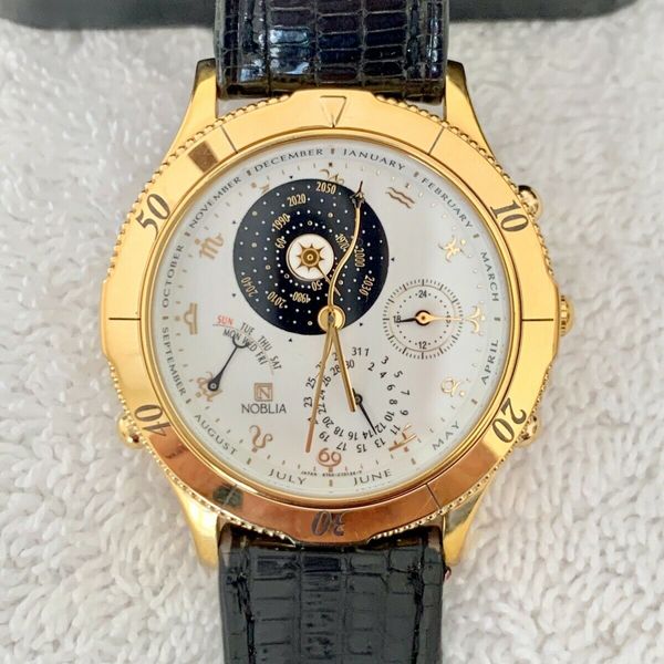 CITIZEN NOBLIA Quartz Complication Perpetual Calendar Very Rare Watch