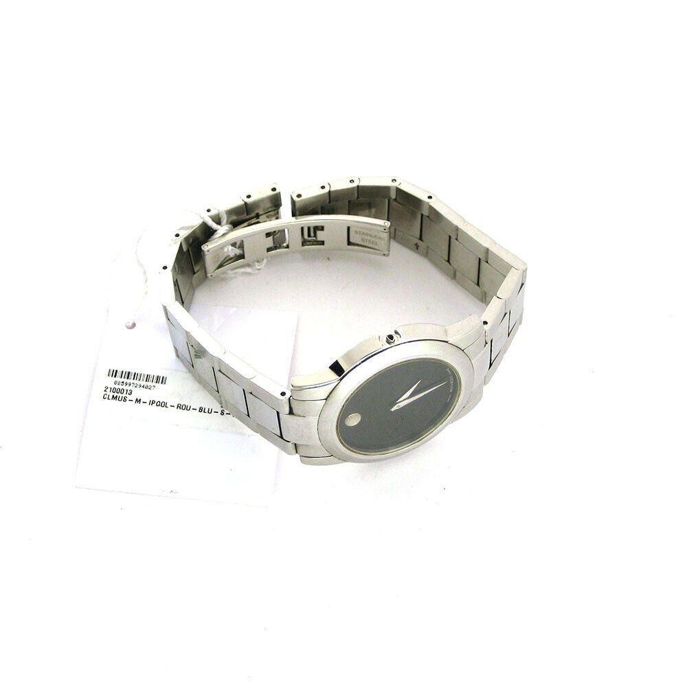 Movado Museum 84 E4 1893 Stainless Steel Quartz Watch Parts Not