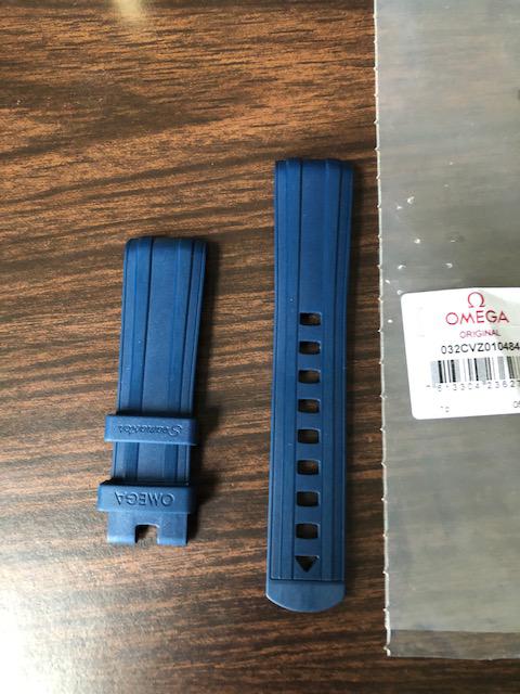 Omega oem rubber discount strap