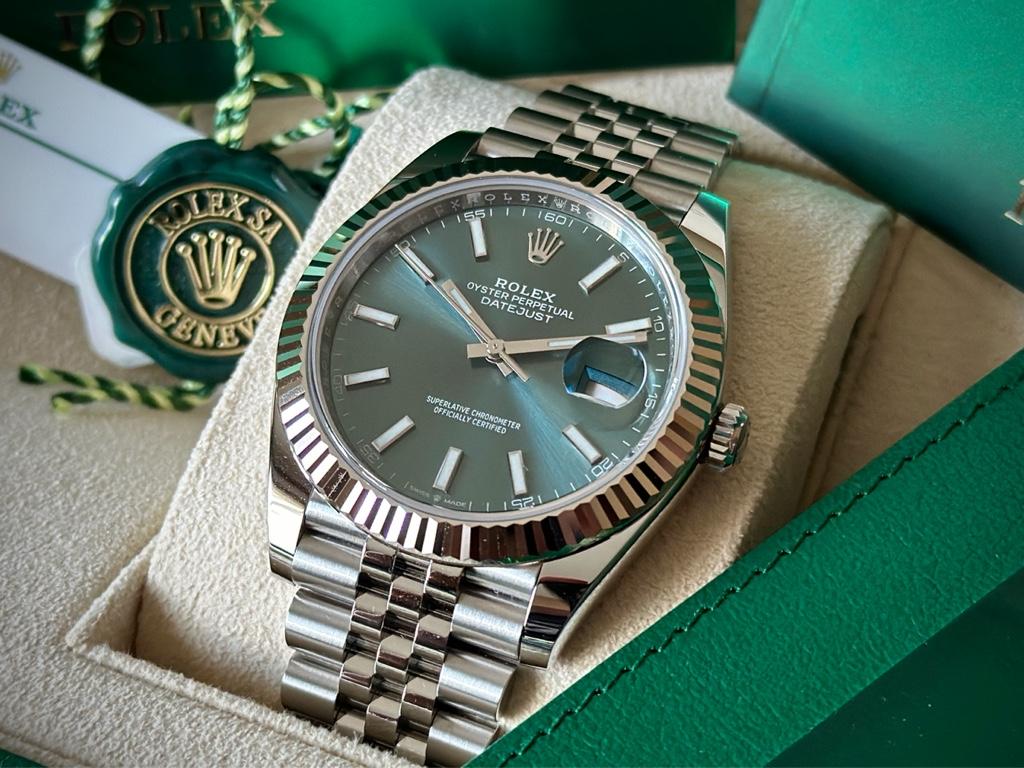 Rolex datejust shop 41 rhodium jubilee