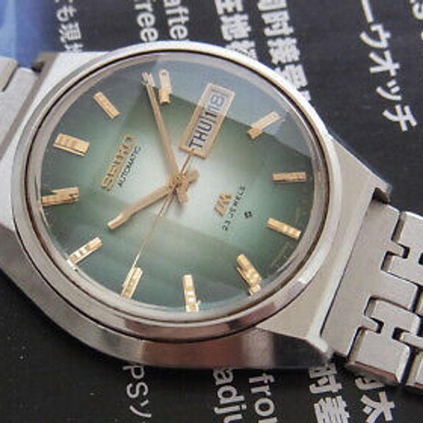 NICE VINTAGE SEIKO LM ORIGINAL DIAL 5606-7310 AUTOMATIC 23 JEWELS