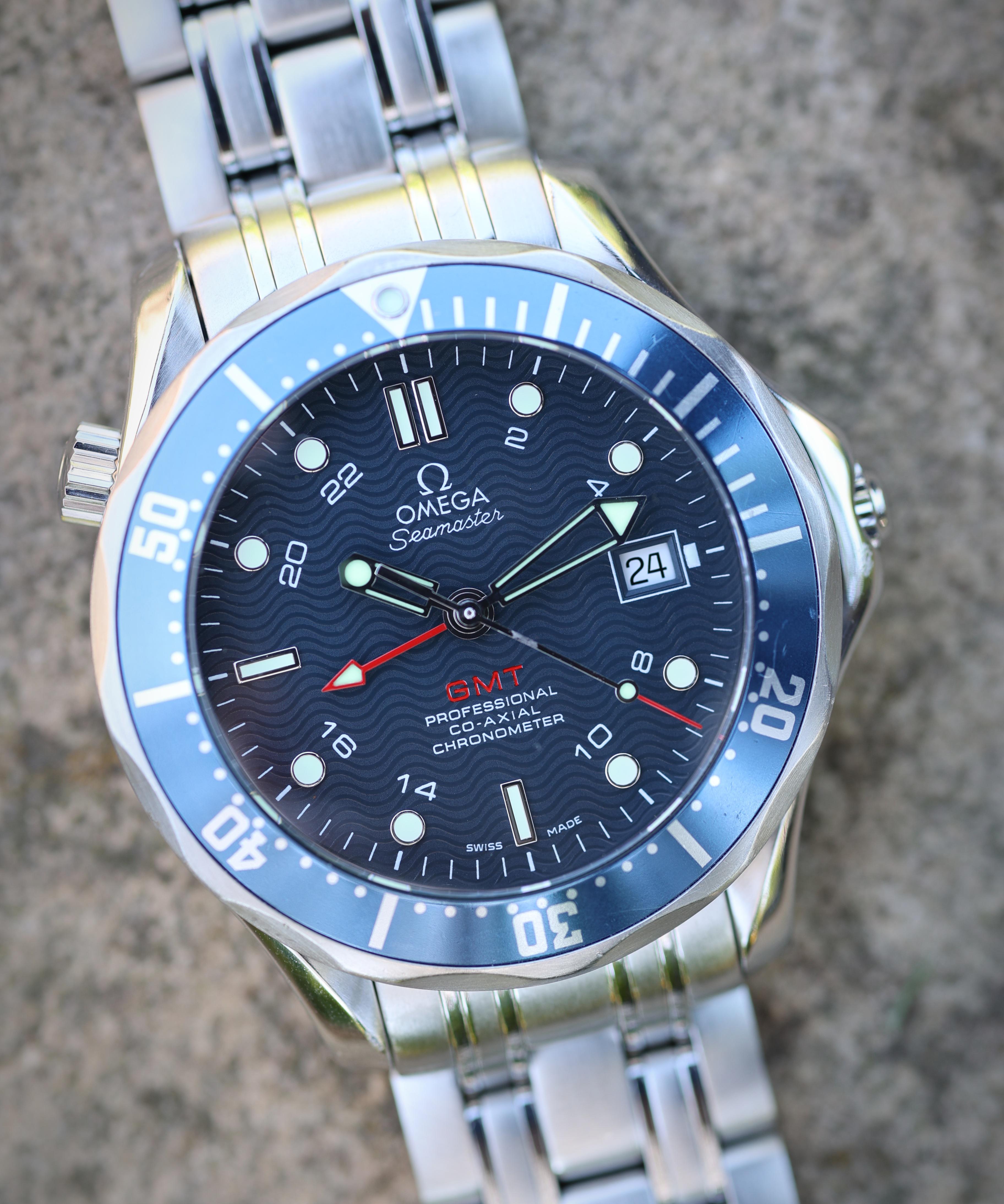 WTS WTT Omega Seamaster 300M GMT 2535.80 box card WatchCharts