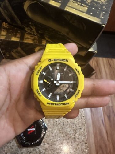 Casio G-Shock GA-B2100C-9AJF 45.4 Resin Yellow Case with Yellow