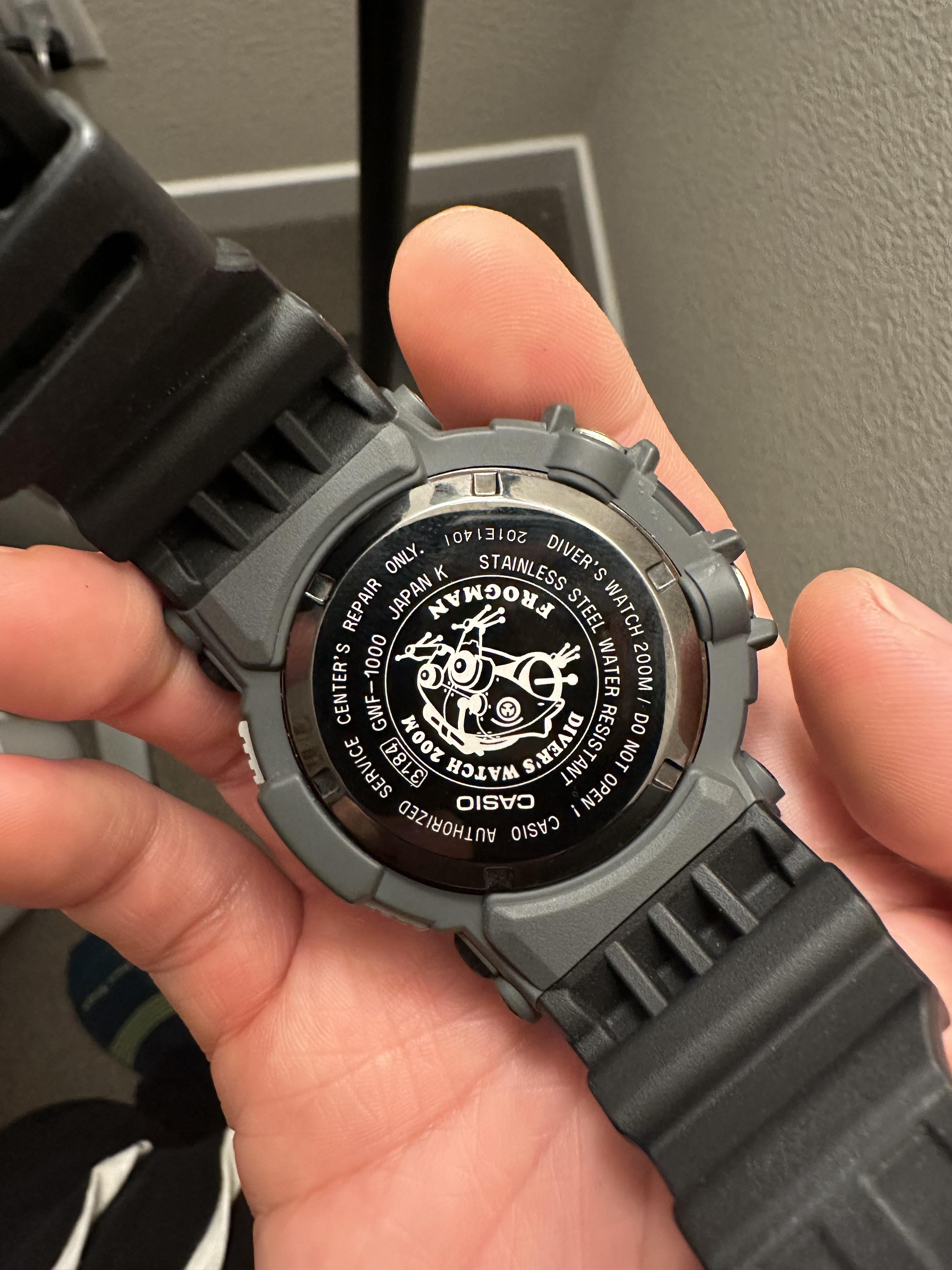 WTS Casio G Shock Frogman GWF 1000 WatchCharts Marketplace