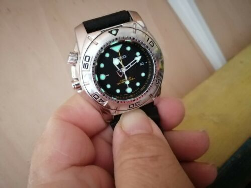 Seiko Big Boss 200m Diver Kinetic Watch SKA293 new capacitor