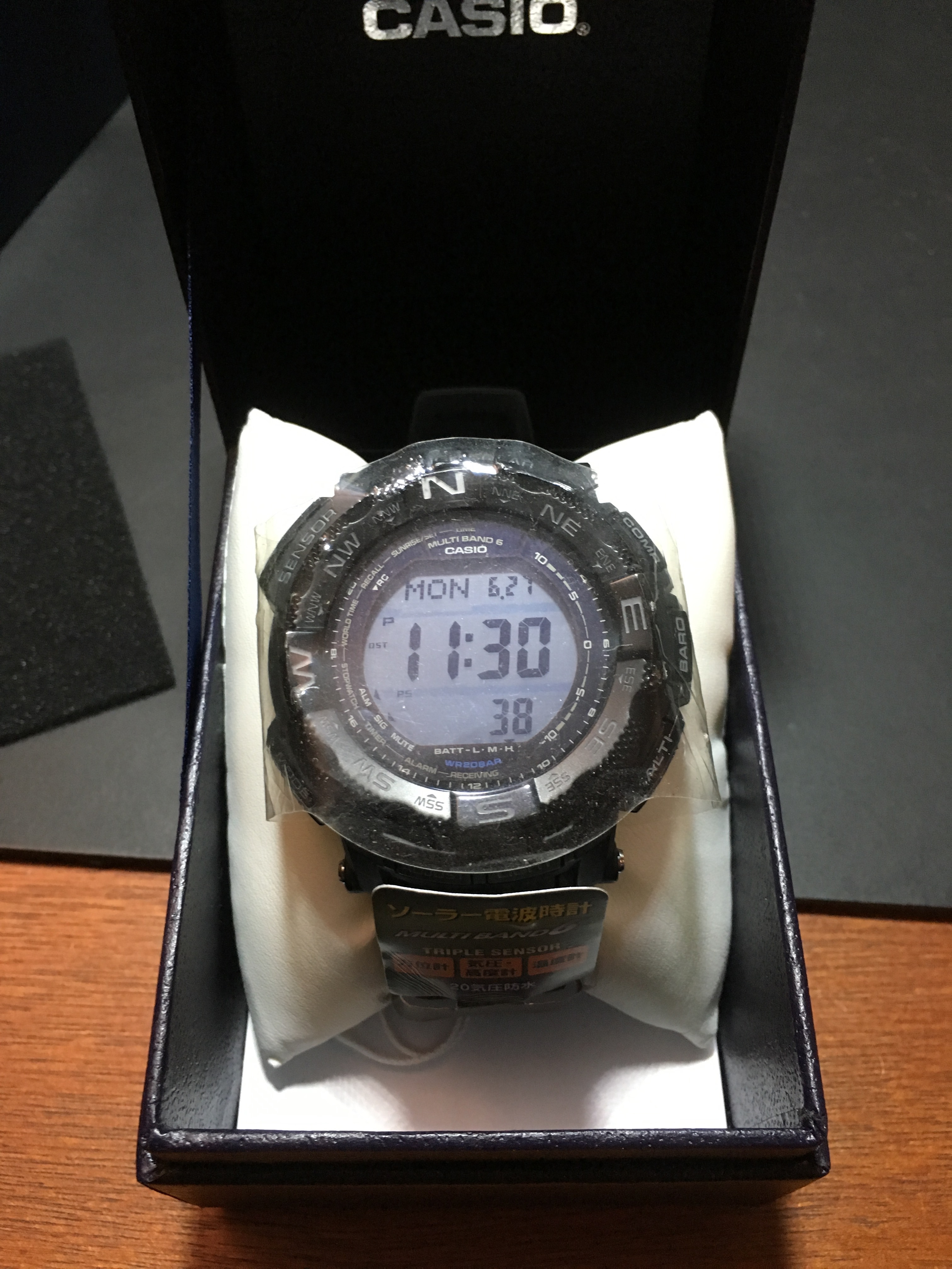 FS:Casio Protrek PRW-2600Y-1JF VERY Rare ABC watch All Black front