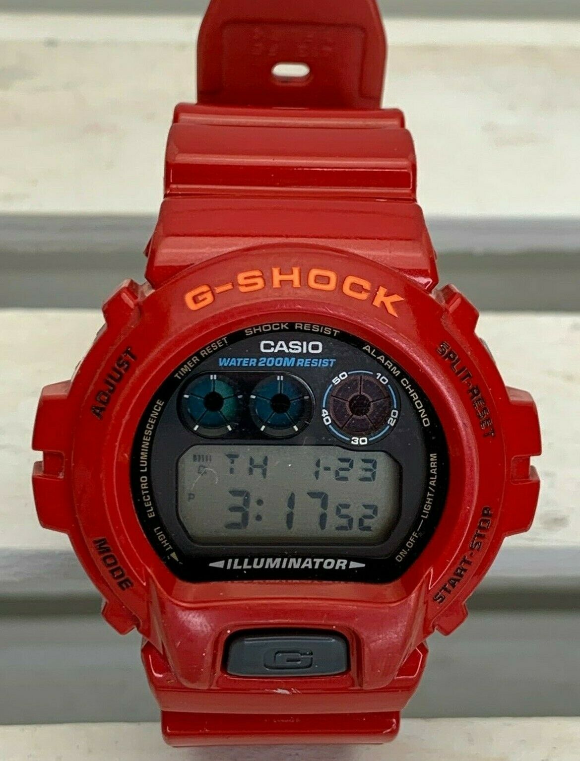 g shock dw6900 red