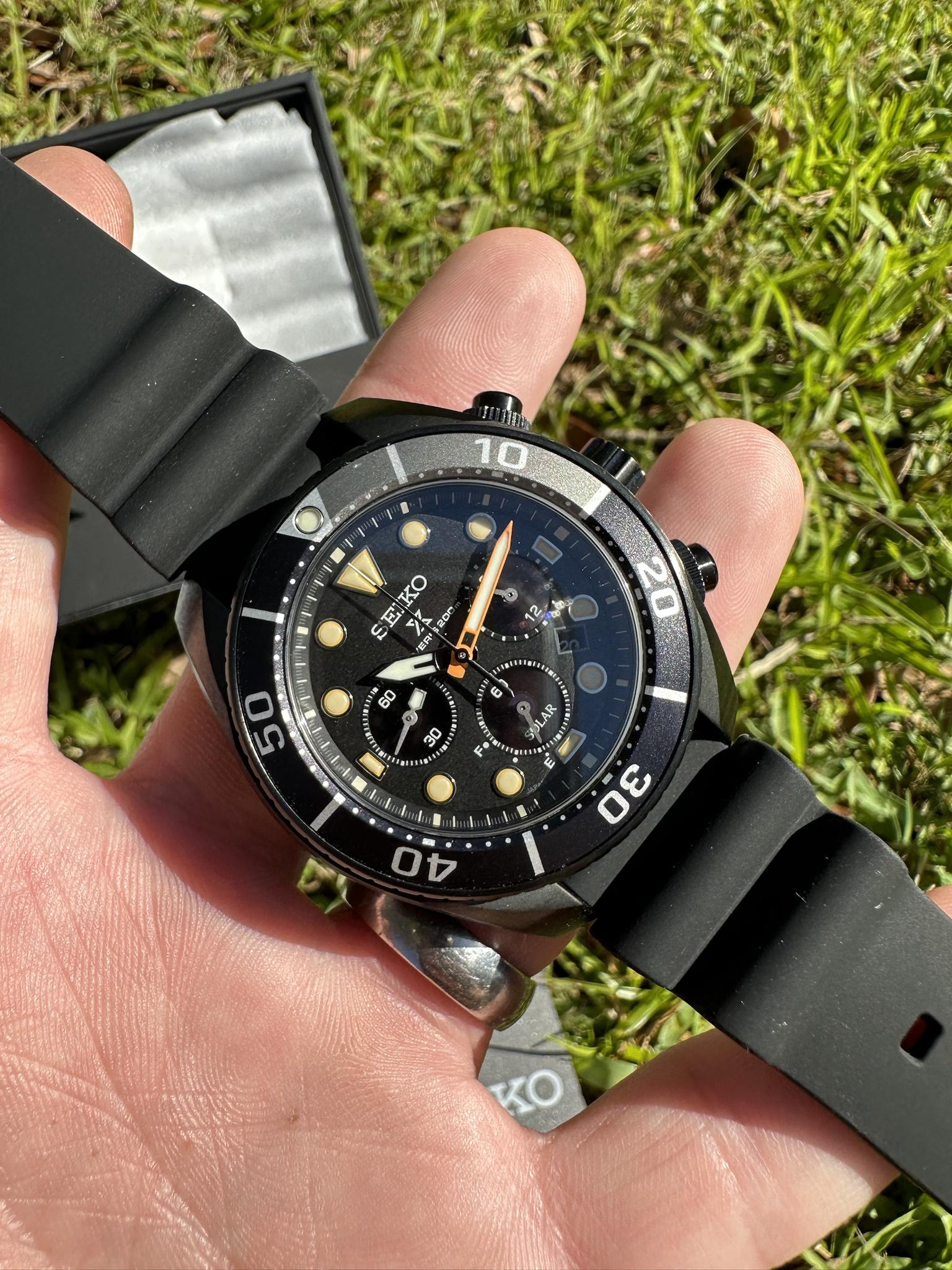 WTS] Seiko Sumo Chronograph Black Series - SSC761J1 - $500