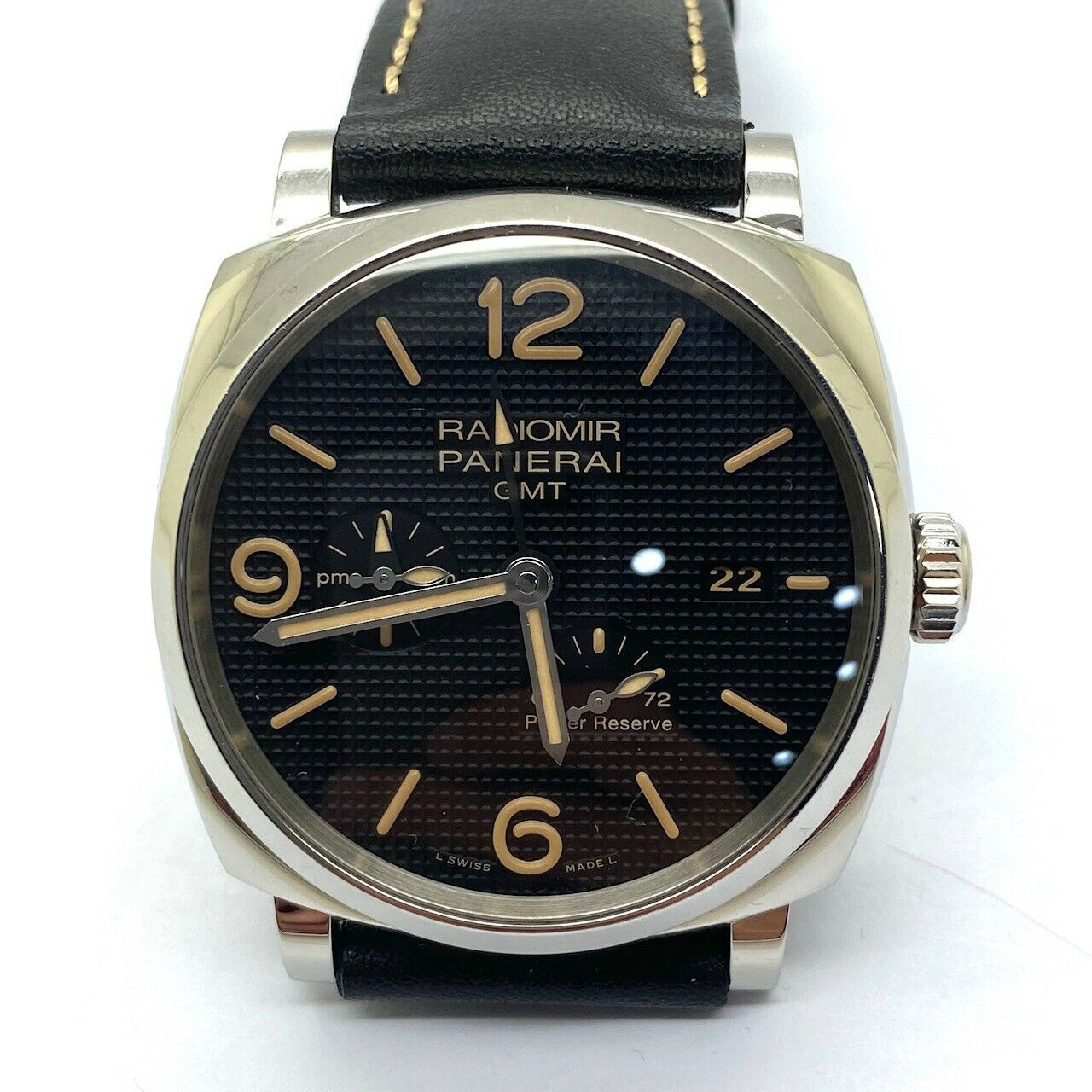 AUTHENTIC PANERAI RADIOMIR GMT PAM 628 AUTOMATIC 3 DAYS PN 430050