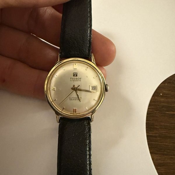 Montre Automatique Tissot Seastar Vintage - Acier Inoxydable Avec Date - Pour Homme/collectionneurs - Occasion