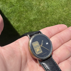 New listing*Almost Near MINT* CREDIT SUISSE Ingot Watch Fine
